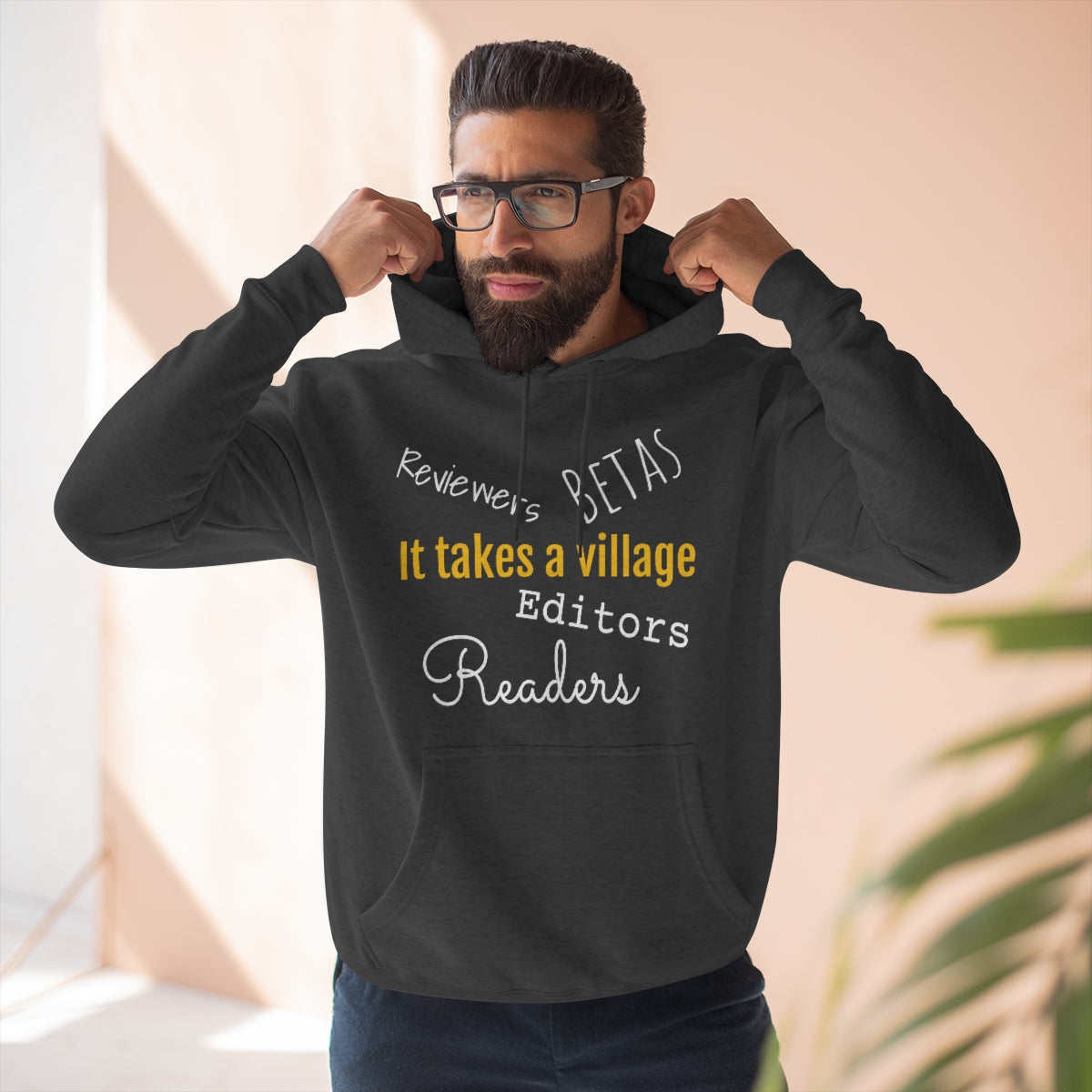 It Takes a Village Unisex Premium Pullover Hoodie